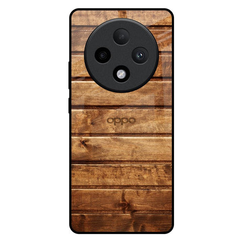 Wooden Planks Glossy Case for Oppo F27 Pro Plus
