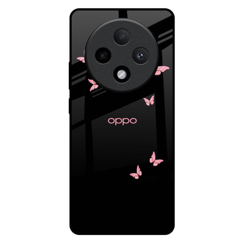 Fly Butterfly Glossy Case for Oppo F27 Pro Plus