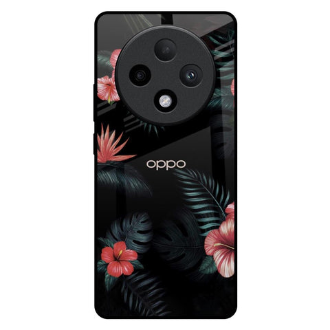 Tropical Art Flower Glossy Case for Oppo F27 Pro Plus