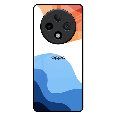 Wavy Color Pattern Glossy Case for Oppo F27 Pro Plus