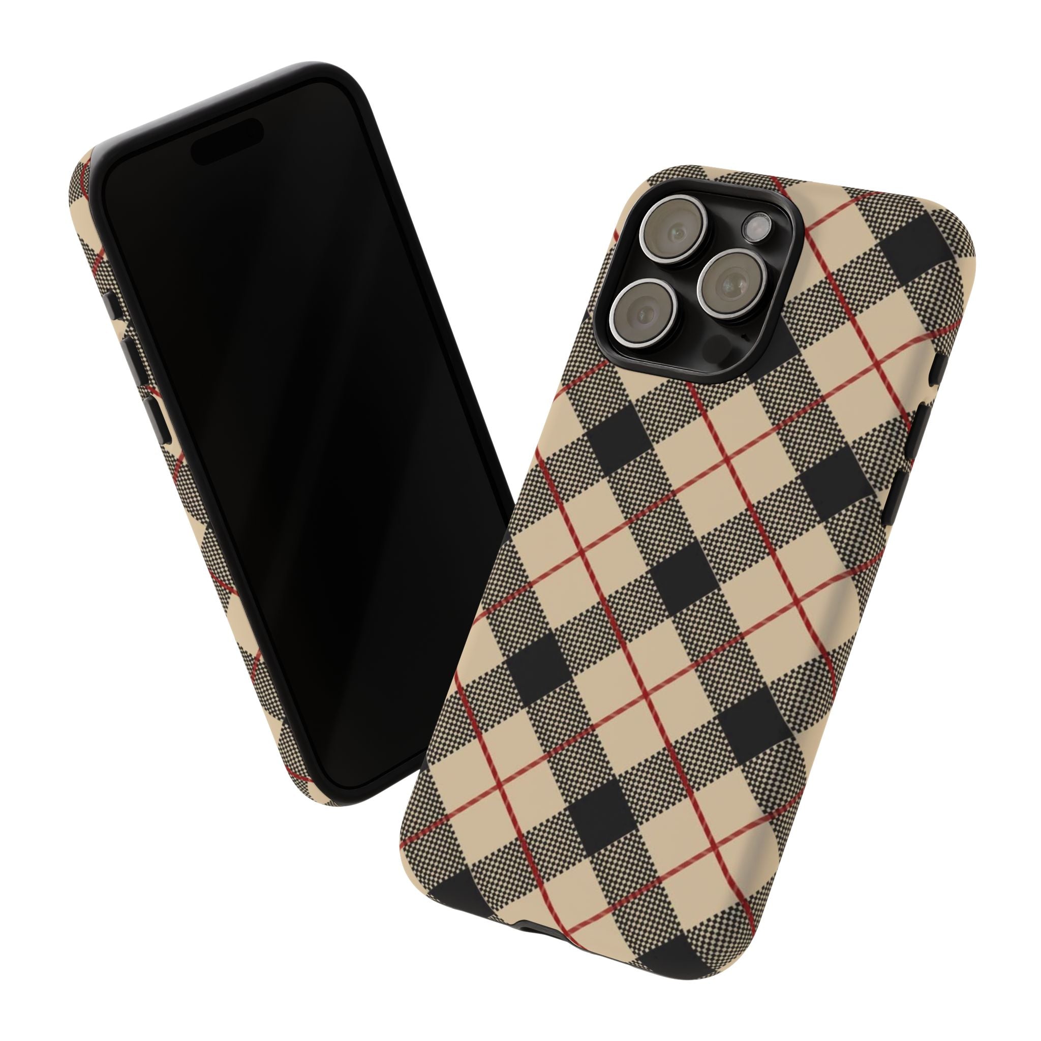 Heritage Plaid Premium Tough Shining Phone Case (Double Layer) Available For All iPhone Models
