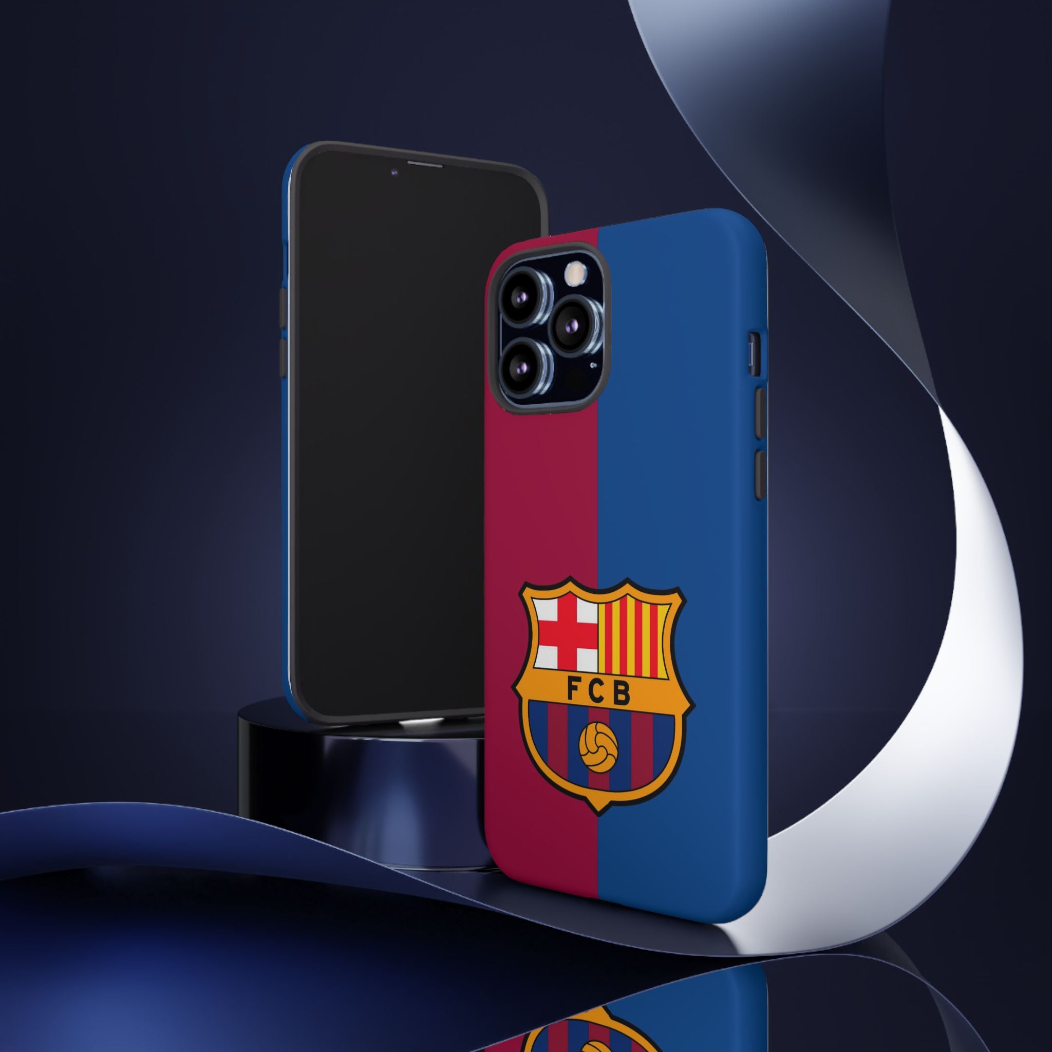 Dual Tone Crest Premium Tough Shining Phone Case (Double Layer) Available For All iPhone Models
