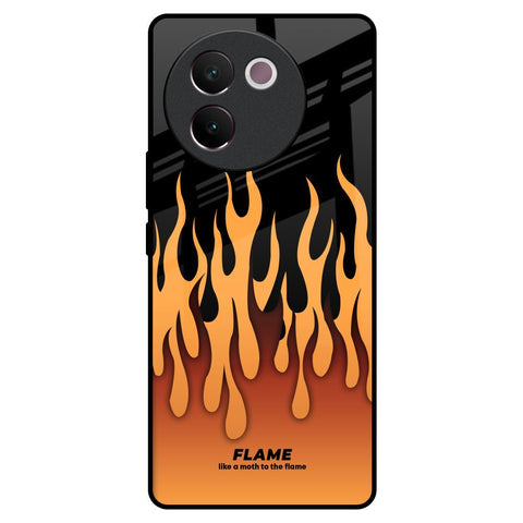Fire Flame Glossy Case for Vivo V30e