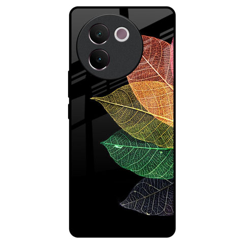 Colorful Leaves Glossy Case for Vivo V30e