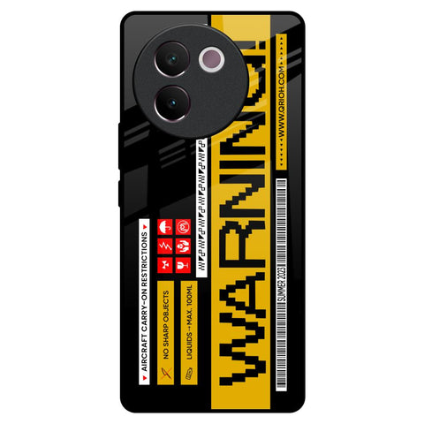 Aircraft Warning Glossy Case for Vivo V30e