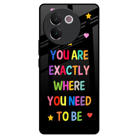 Magical Words Glossy Case for Vivo V30e