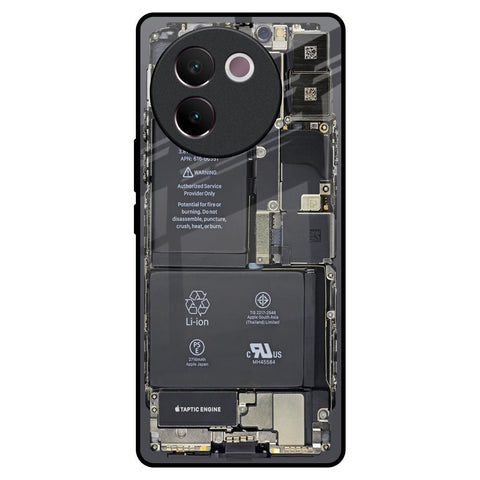 Skeleton Inside Glossy Case for Vivo V30e