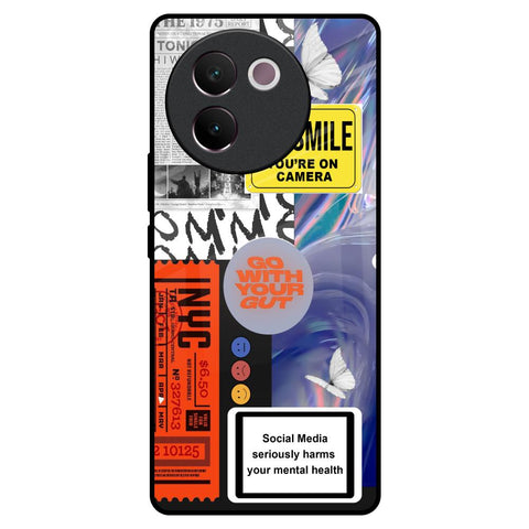 Smile for Camera Glossy Case for Vivo V30e