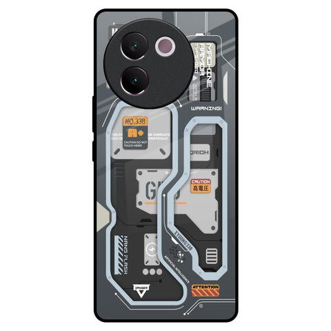 Retro Futuristic Glossy Case for Vivo V30e