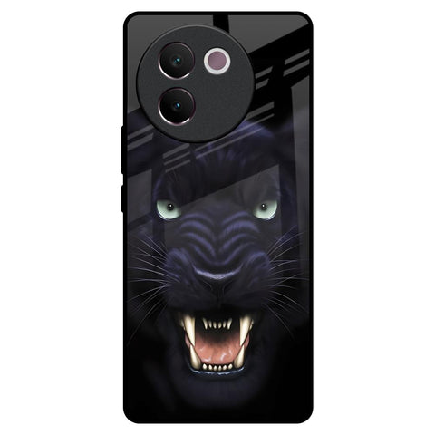 Angry Black Leopard Glossy Case for Vivo V30e