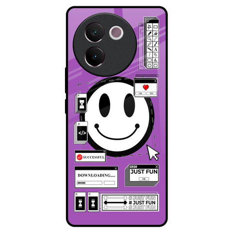 Code with Smile Glossy Case for Vivo V30e