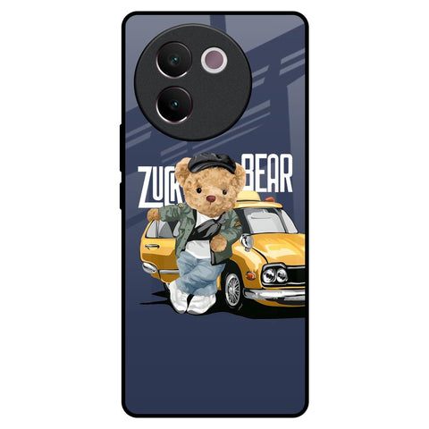 Adventurous Bear Glossy Case for Vivo V30e