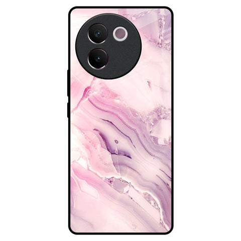 Diamond Pink Gradient Glossy Case For Vivo V30e