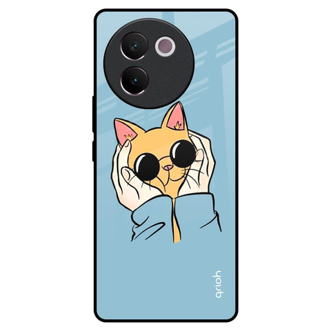 Adorable Cute Kitty Glossy Case For Vivo V30e