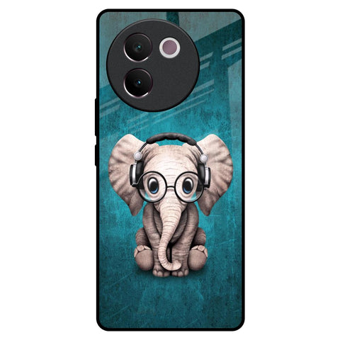 Adorable Baby Elephant Glossy Case For Vivo V30e