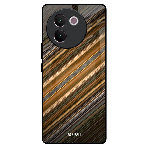 Diagonal Slash Pattern Glossy Case for Vivo V30e