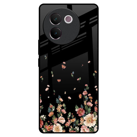 Floating Floral Print Glossy Case for Vivo V30e