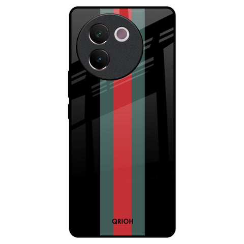 Vertical Stripes Glossy Case for Vivo V30e