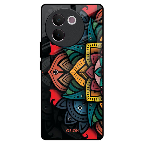 Retro Gorgeous Flower Glossy Case for Vivo V30e