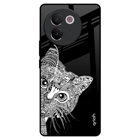 Kitten Mandala Glossy Case for Vivo V30e