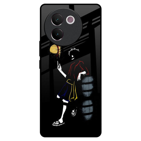 Luffy Line Art Glossy Case for Vivo V30e