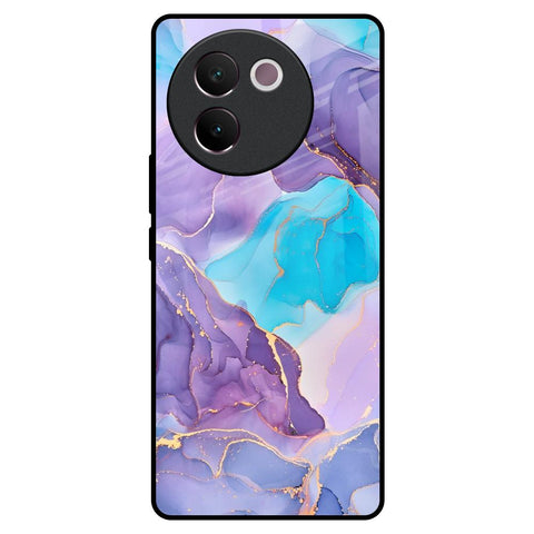 Alcohol ink Marble Glossy Case for Vivo V30e