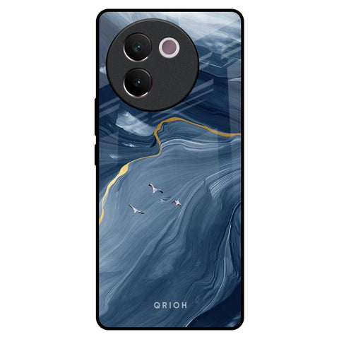 Deep Ocean Marble Glossy Case for Vivo V30e