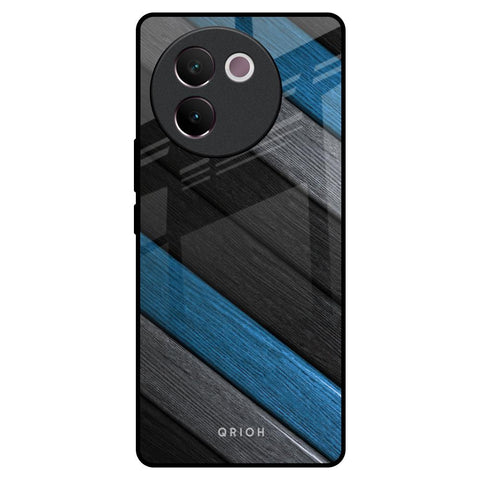 Multicolor Wooden Effect Glossy Case for Vivo V30e