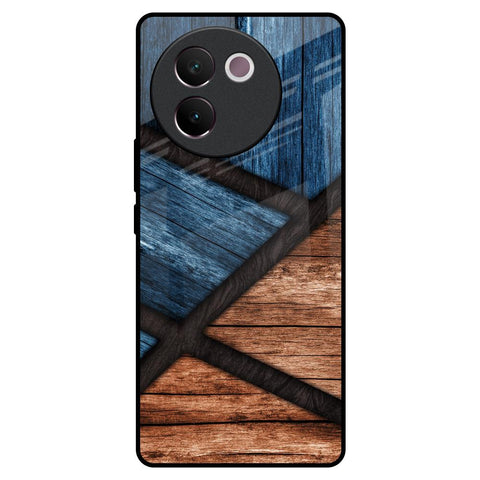 Wooden Tiles Glossy Case for Vivo V30e