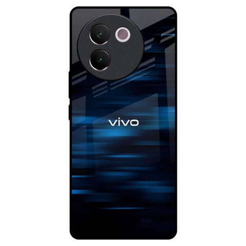 Blue Rough Abstract Glossy Case for Vivo V30e