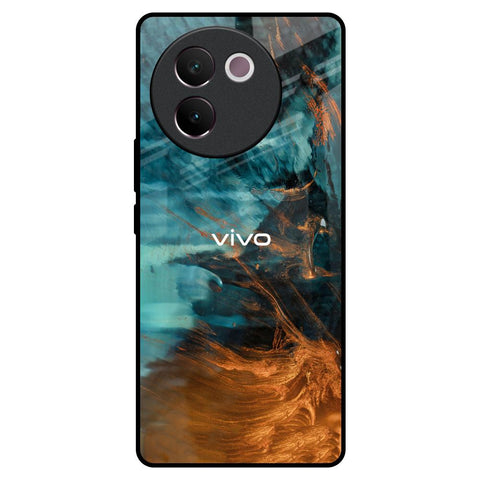 Golden Splash Glossy Case for Vivo V30e