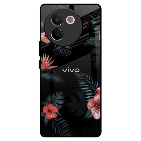 Tropical Art Flower Glossy Case for Vivo V30e