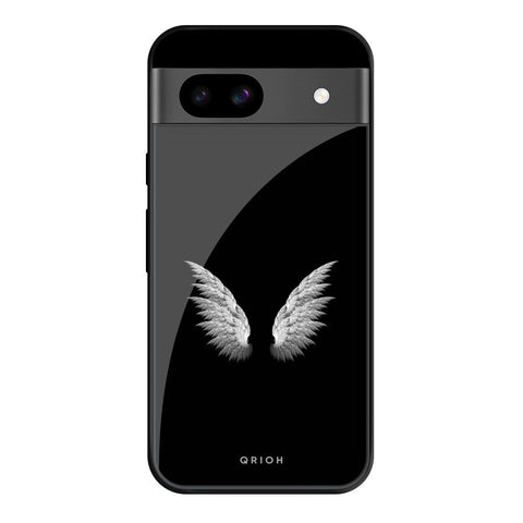 White Angel Wings Glossy Case for Google Pixel 8A