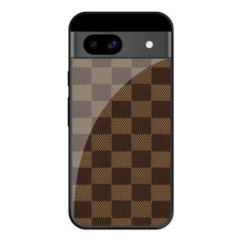 Brown Block Glossy Case for Google Pixel 8A