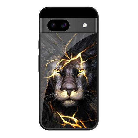 Golden Grey Lion Glossy Case for Google Pixel 8A