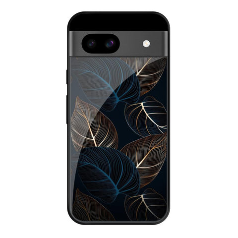 Blue Golden Leaves Glossy Case for Google Pixel 8A
