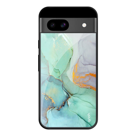 Green Marble Glossy Case for Google Pixel 8A