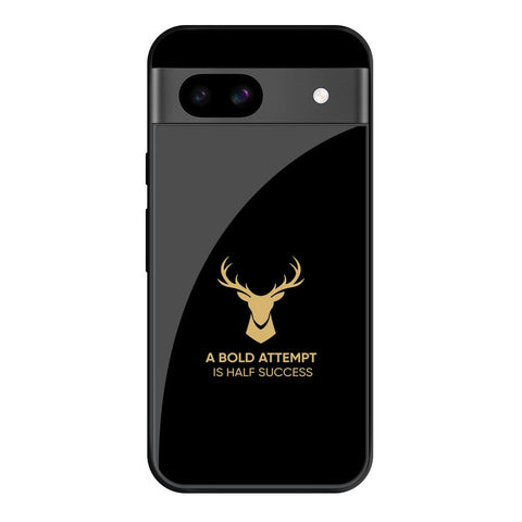 Black Gold Deer Glossy Case for Google Pixel 8A