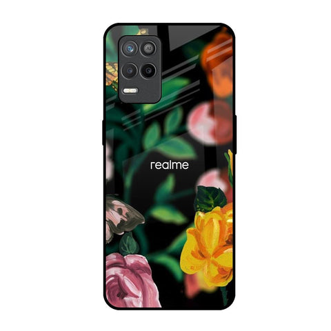 Flowers & Butterfly Glossy Case for Realme Narzo 30 5G
