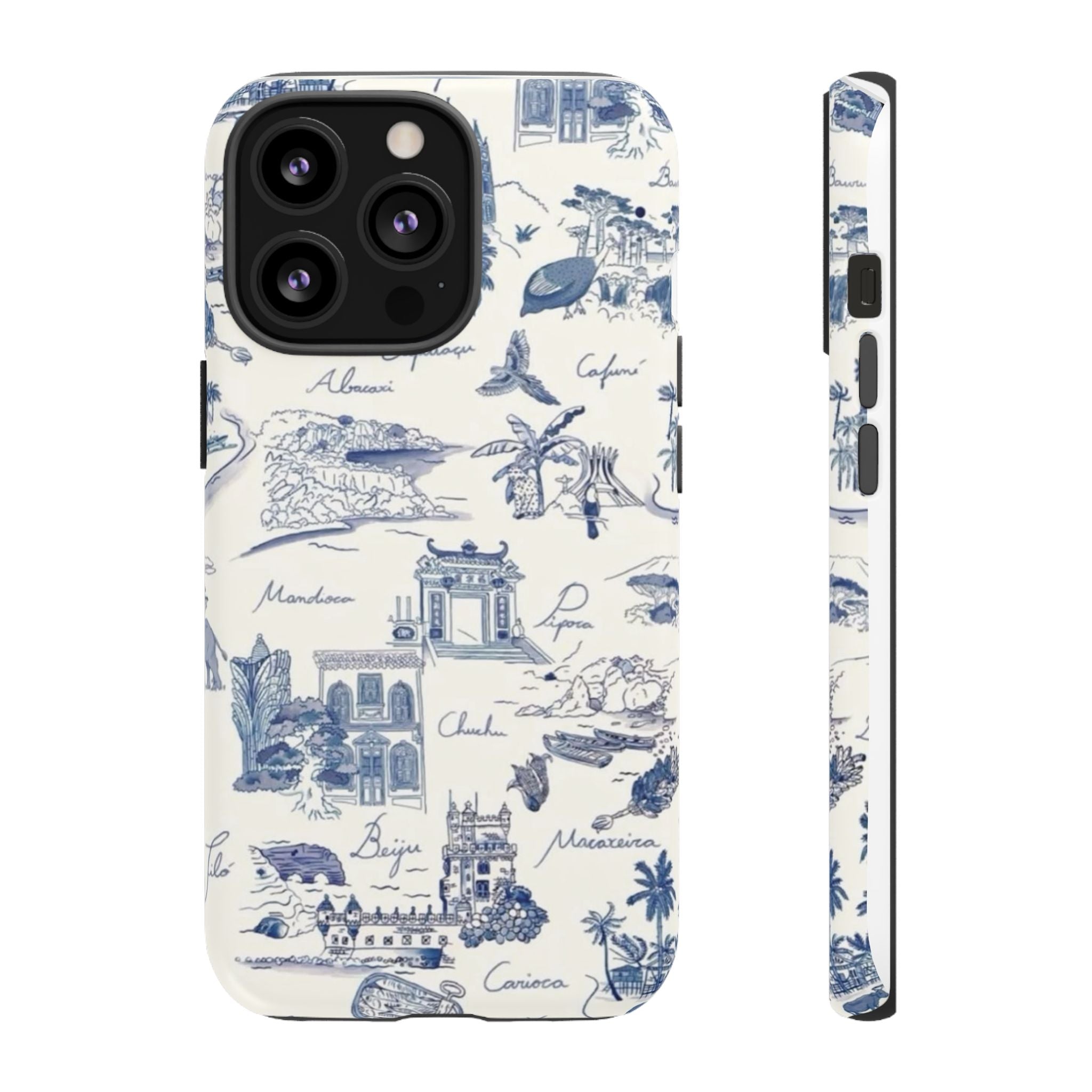 Crimson Bloom Tough Case  Available For All iPhone Models