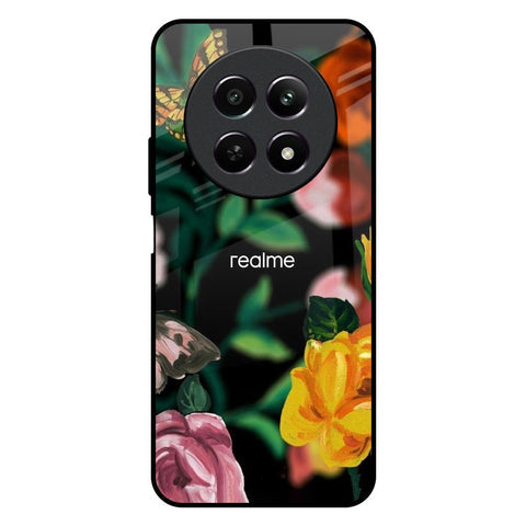 Flowers & Butterfly Glossy Case for Realme 12X 5G