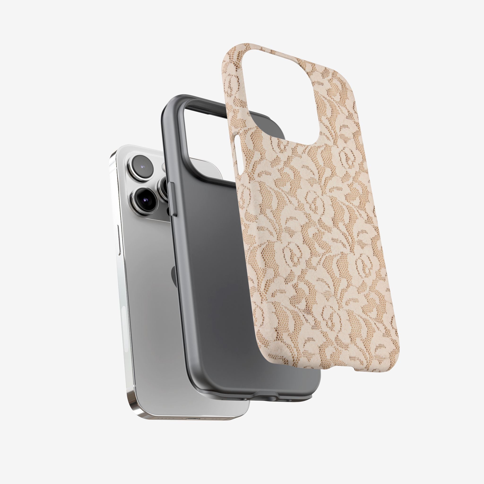 Coastal Toile Tough Case  Available For All iPhone Models