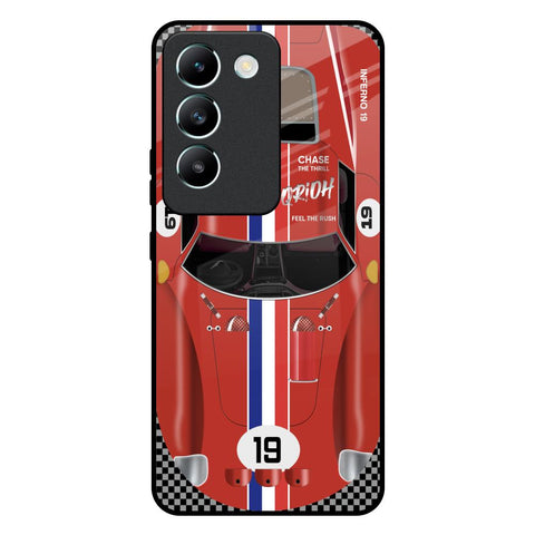 Racing Vintage Glossy Case for Vivo Y200e 5G