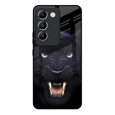 Angry Black Leopard Glossy Case for Vivo Y200e 5G