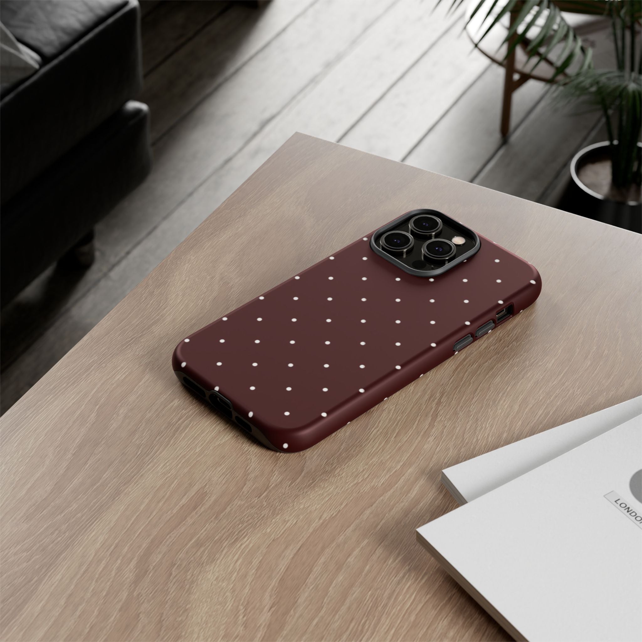 Berry Dots Premium Tough Shining Phone Case (Double Layer) Available For All iPhone Models