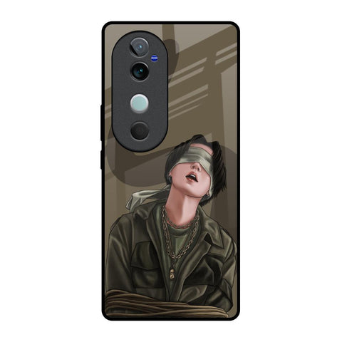 Blind Fold Glossy Case for Vivo V40 5G