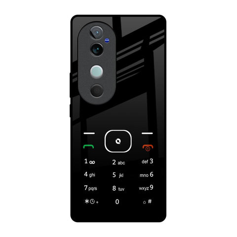 Classic Keypad Pattern Glossy Case for Vivo V40 5G