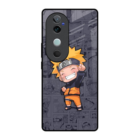 Orange Chubby Glossy Case for Vivo V40 5G