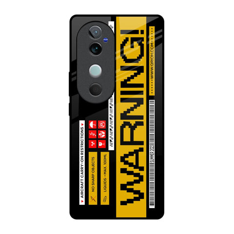 Aircraft Warning Glossy Case for Vivo V40 5G