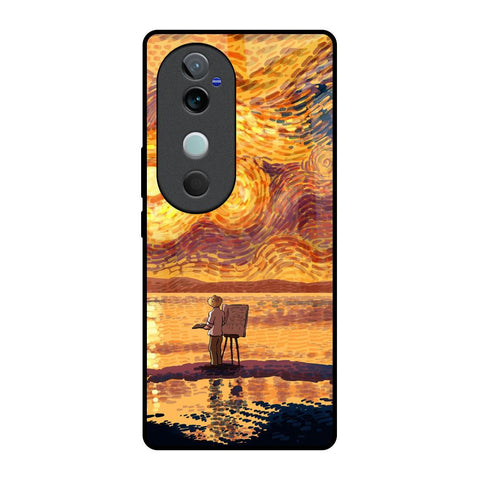 Sunset Vincent Glossy Case for Vivo V40 5G